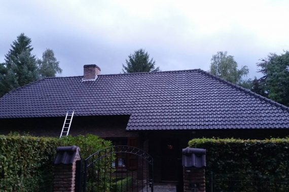 Reinigen van dak en gevel